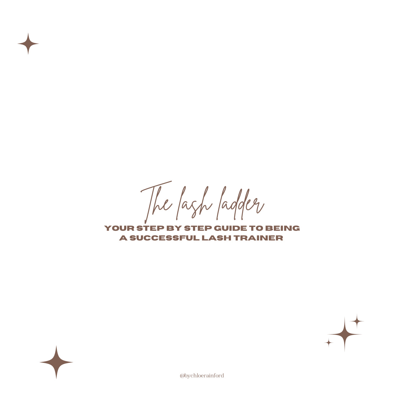 How to Become a Lash Trainer Ebook