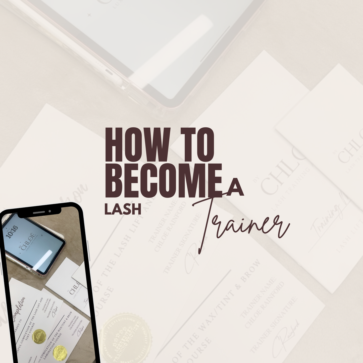 How to Become a Lash Trainer Ebook